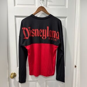 Disneyland Spirit Jersey Men’s Performance Fabric Size L Black/Red Disney Parks